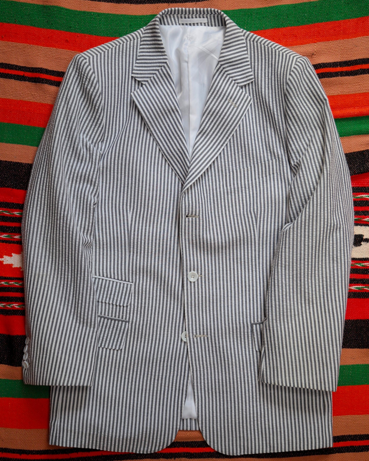 1960s/70s Seersucker 2-Piece Suit