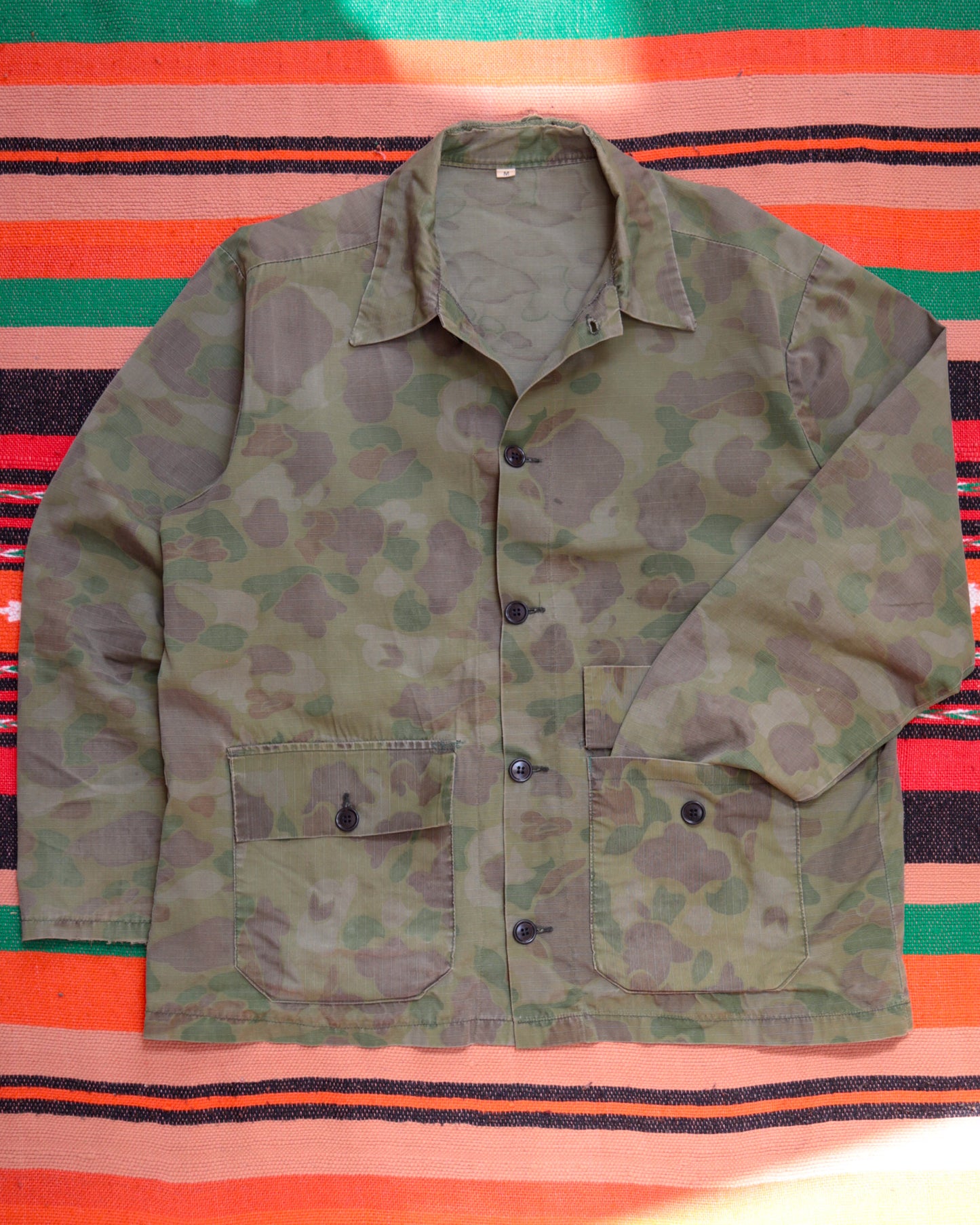 1960s Camouflage Chore Jacket/Overshirt